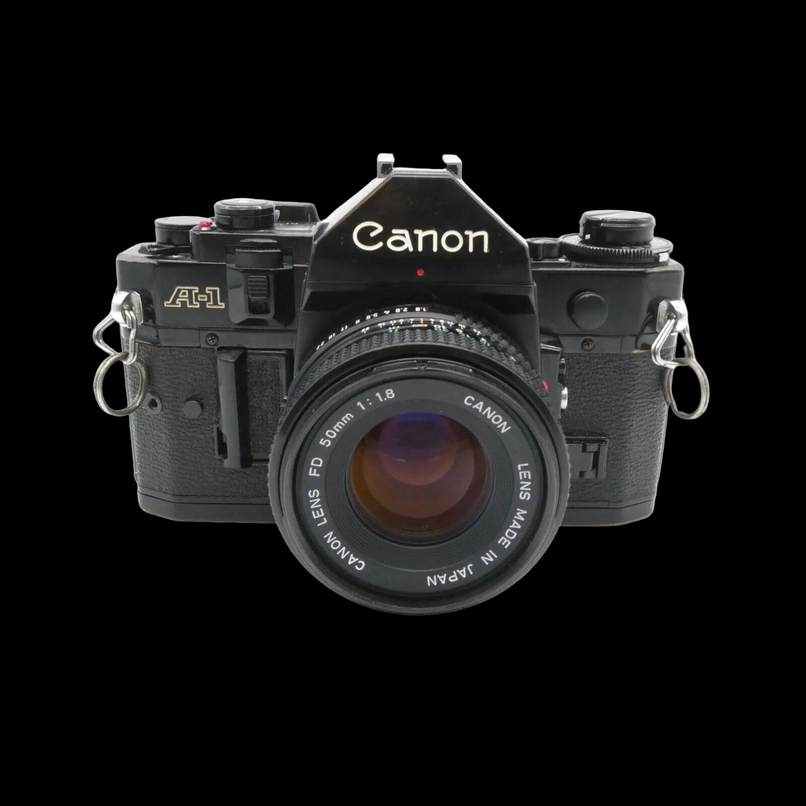 Canon A-1 A1 35MM SLR Film Camera with 50mm 1.8 Canon Lens (Renewed)