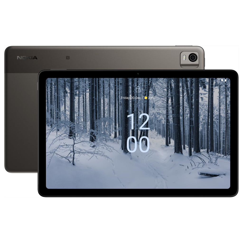 Nokia T21 | Android 12 | 10.4" Screen | Tablet | US Version | 4/64GB | 8MP Camera | Charcoal