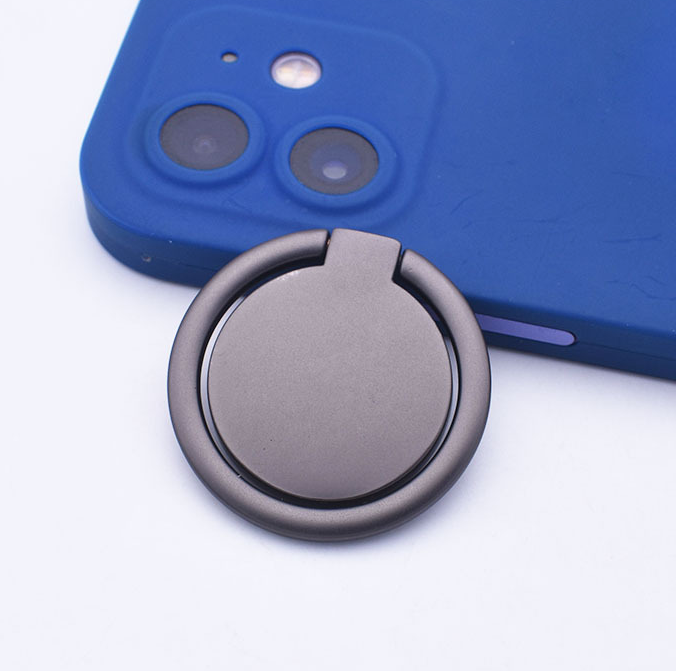 Sleek Zinc Alloy Ring Phone Holder