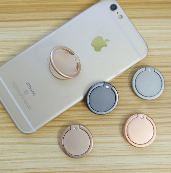 Sleek Zinc Alloy Ring Phone Holder