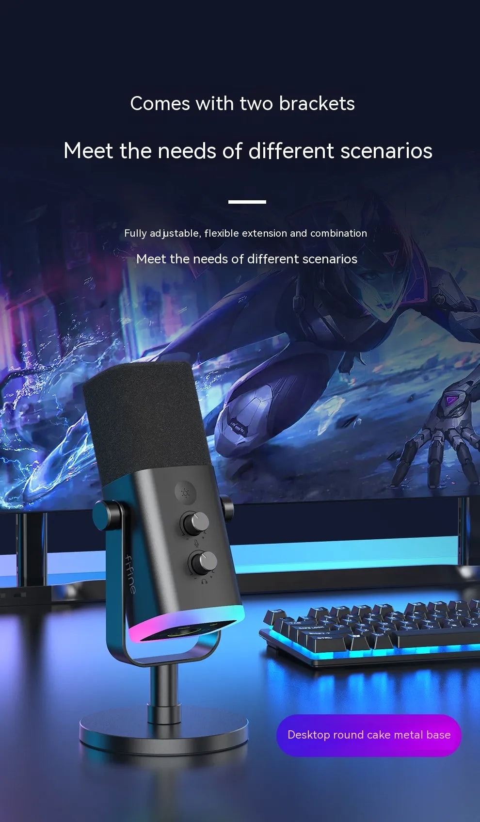 Dynamic Noise Reduction Microphone