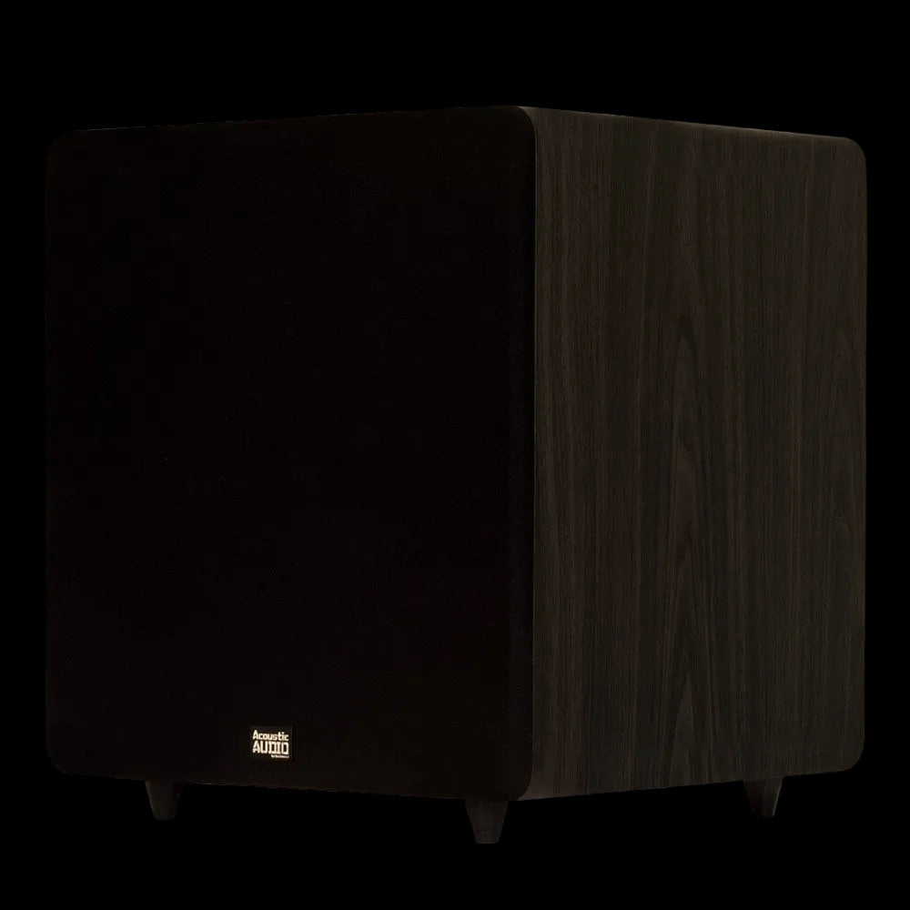 Acoustic Audio PSW600-15 Home Theater Powered 15" LFE Subwoofer Black Front Firing Sub