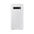 Samsung Protective Leather Cover for Galaxy S10 – Official Galaxy S10 Case – Hardwearing Genuine Leather Phone Case for The Galaxy S10 - White