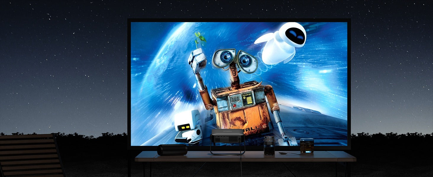 Smart HD Projector with PTZ Autofocus