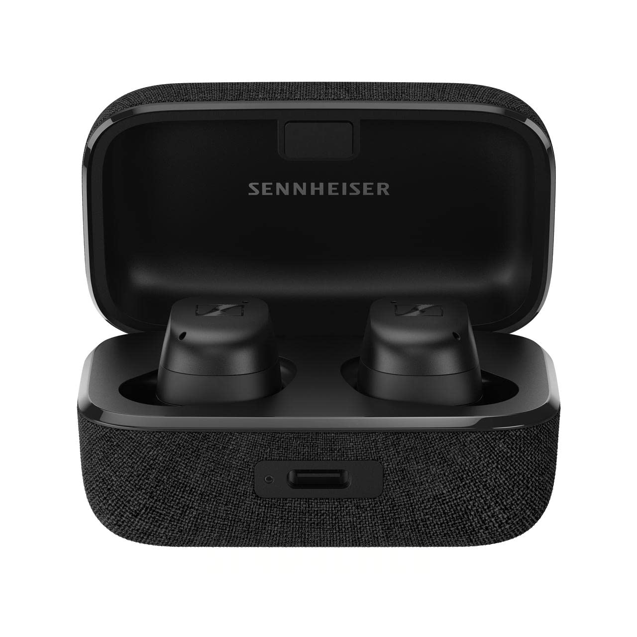 Sennheiser Consumer Audio MOMENTUM True Wireless 3 Earbuds Bluetooth In-Ear Headphones for Music and Calls with ANCMultipoint connectivityIPX4Qi charging28-hour Battery Life Compact DesignBlack