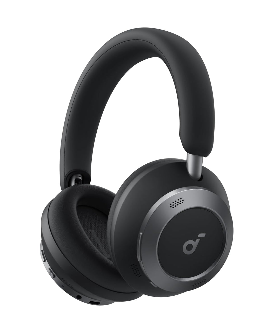 Soundcore Space One Pro by Anker Adaptive Active Noise Cancelling Headphones Driven by 6 Mics Super Foldable Design 60H Lossless Audio Ultra-Fast Charging Hi-Res Wireless Audio Comfortable Fit
