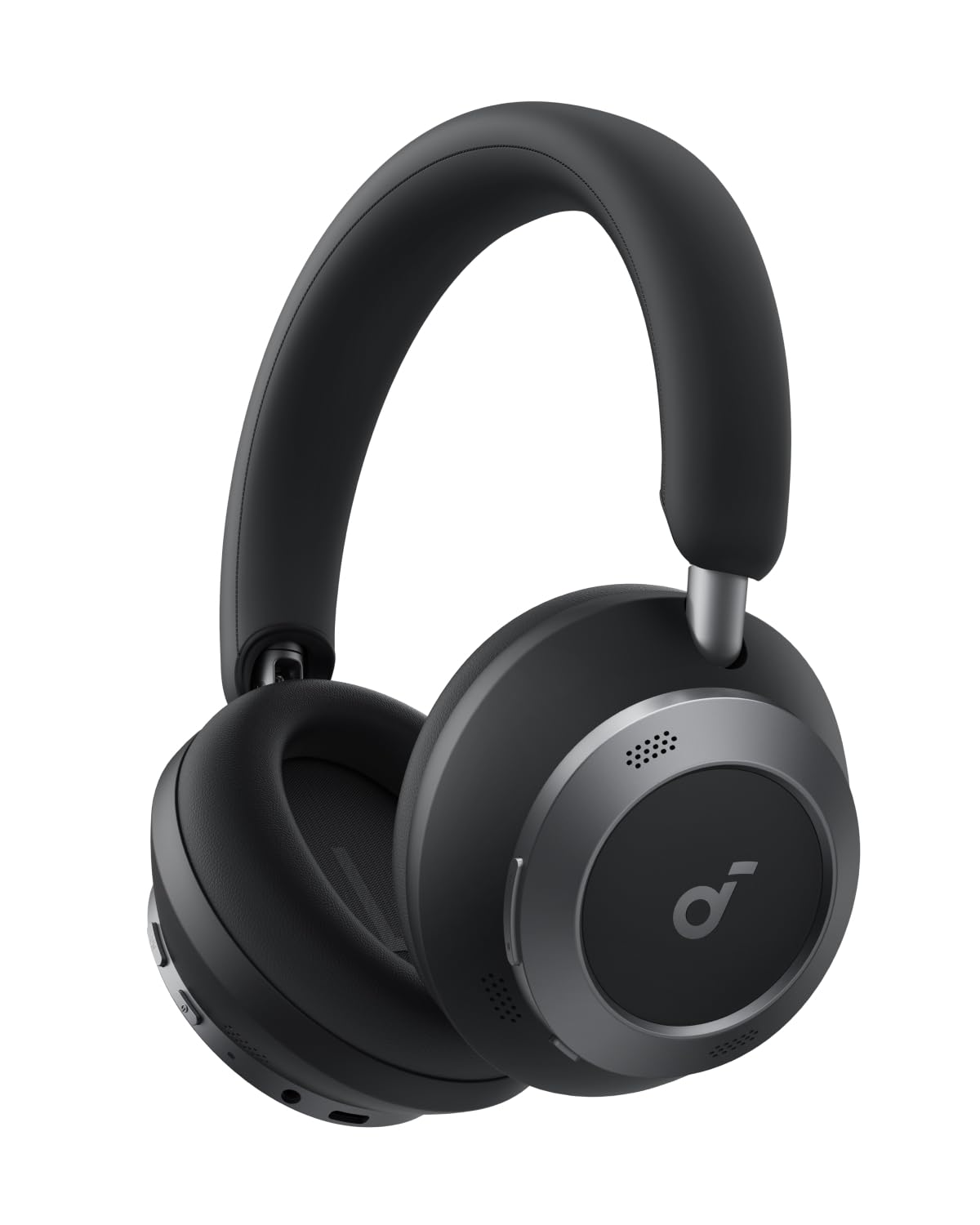 Soundcore Space One Pro by Anker Adaptive Active Noise Cancelling Headphones Driven by 6 Mics Super Foldable Design 60H Lossless Audio Ultra-Fast Charging Hi-Res Wireless Audio Comfortable Fit
