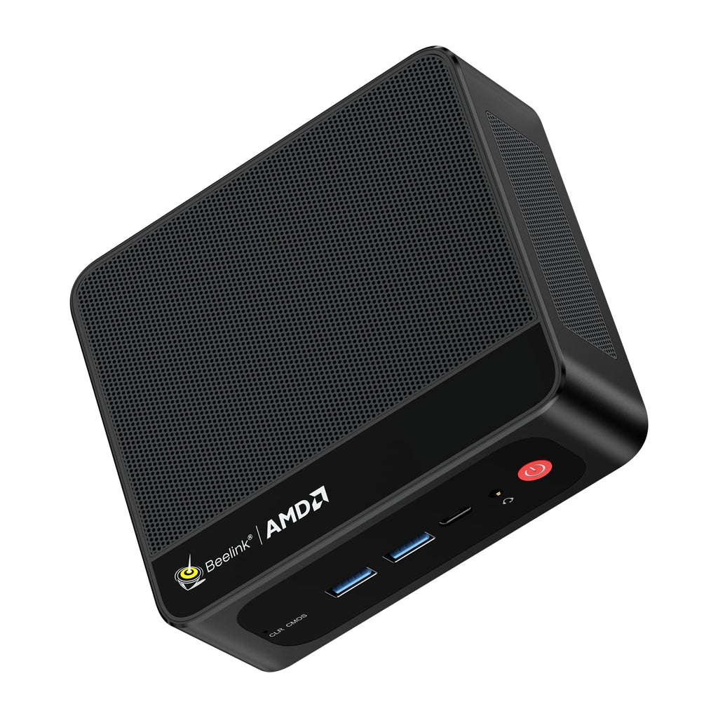 Beelink SER5 Mini PC AMD Ryzen 7 5850U(Up to 4.4GHz) 8C/16T Mini Desktop Computer 32GB DDR4 RAM 500GB NVMe SSD Small Gaming PC 4K@60Hz Output/BT5.2/WiFi 6 for Gaming/Office/Home/W11 Pro
