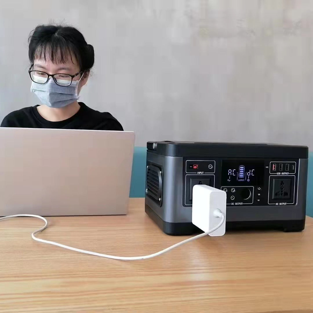 500W Outdoor Portable Solar Power Supply