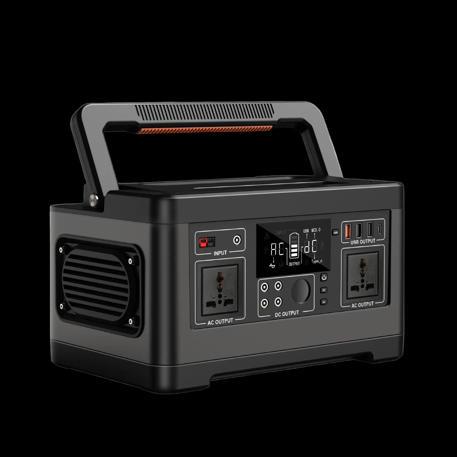 500W Outdoor Portable Solar Power Supply