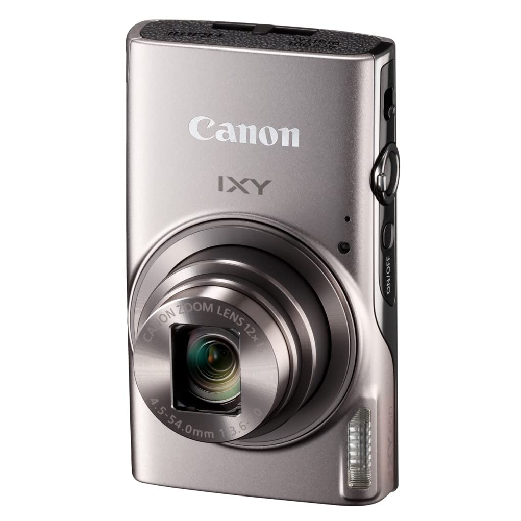 Canon Compact Digital Camera IXY 650 12x Optical Zoom IXY650 (SR) (Silver) (Renewed)