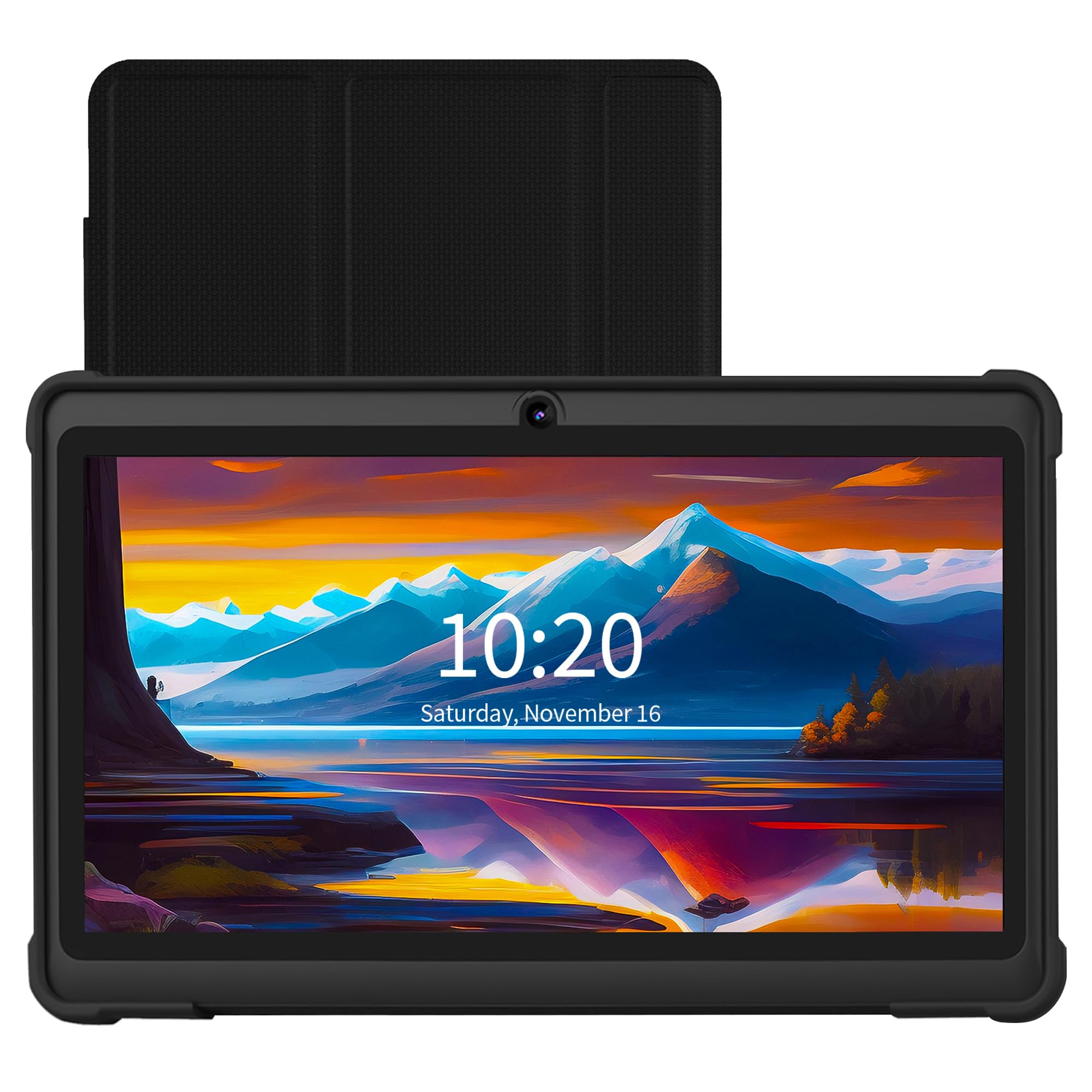 VOLENTEX 7 Inch Tablet Quad Core Android OS 32GB ROM WiFi 6 Bluetooth Dual Camera USB C Tablet PC 7" Touch Screen IPS Full HD Display Android Tablet