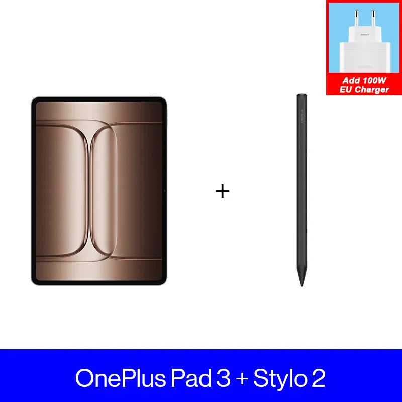 OnePlus Pad 3 Global Version Tablet Snapdragon 8 Elite 13.2" 144Hz Display 3.4K Resolution 8 Speakers Wi-Fi 7 Android 15