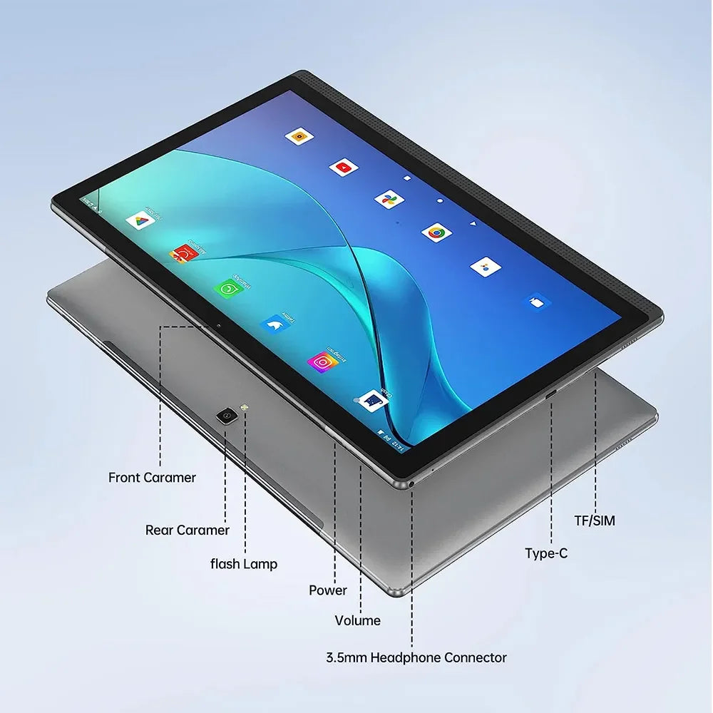 Large Screen 14 Inch Tablet Pc 4G LTE Android 12 Octa-Core 12GB+256GB 1920*1080 IPS Bluetooth WiFi Pad For Kids Tablet Education