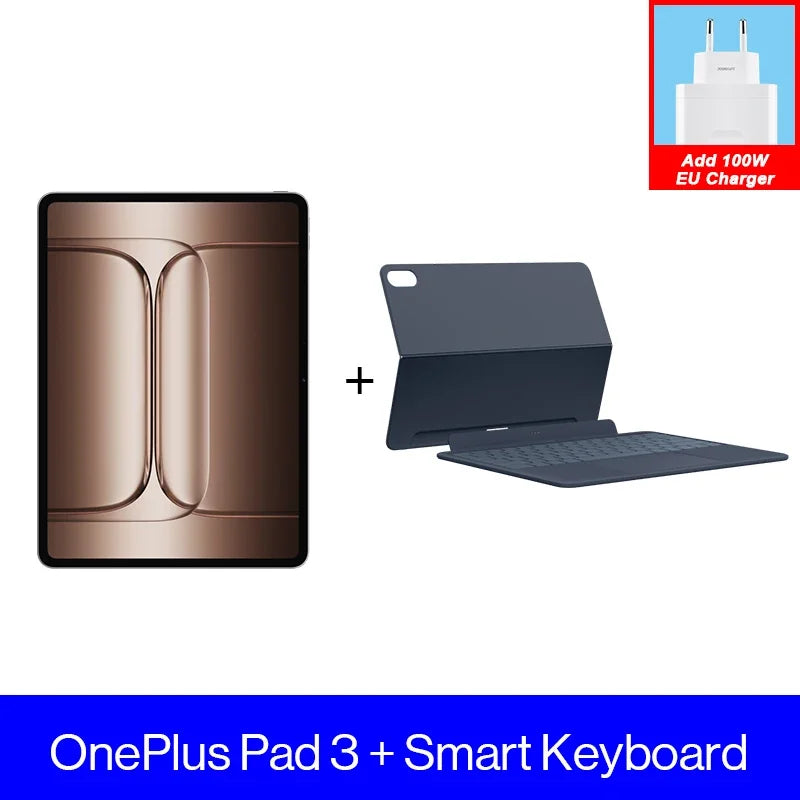 OnePlus Pad 3 Global Version Tablet Snapdragon 8 Elite 13.2" 144Hz Display 3.4K Resolution 8 Speakers Wi-Fi 7 Android 15