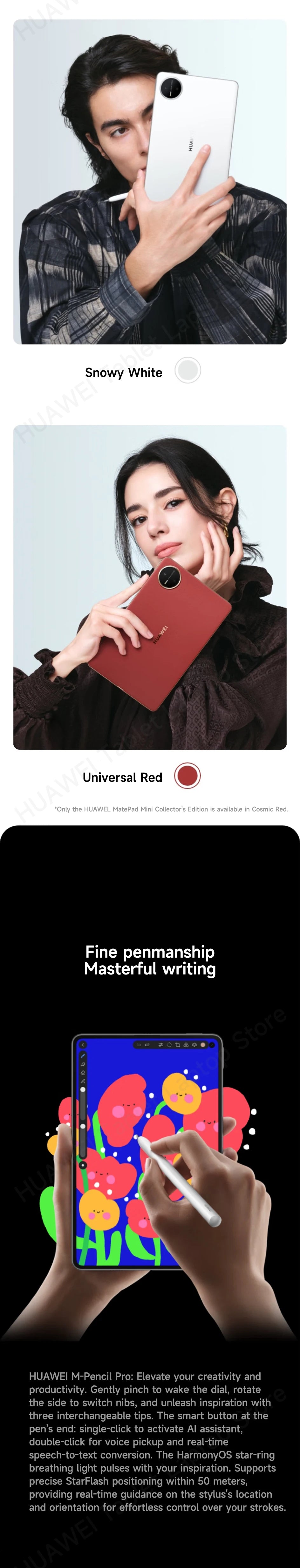 HUAWEI MatePad Mini Tablet LTE/WiFi 7 8.8-inch CPU Kirin 9010 Harmony OS 6