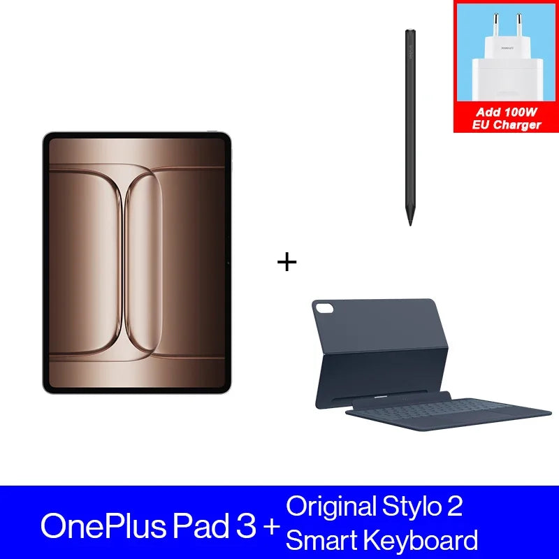 OnePlus Pad 3 Global Version Tablet Snapdragon 8 Elite 13.2" 144Hz Display 3.4K Resolution 8 Speakers Wi-Fi 7 Android 15