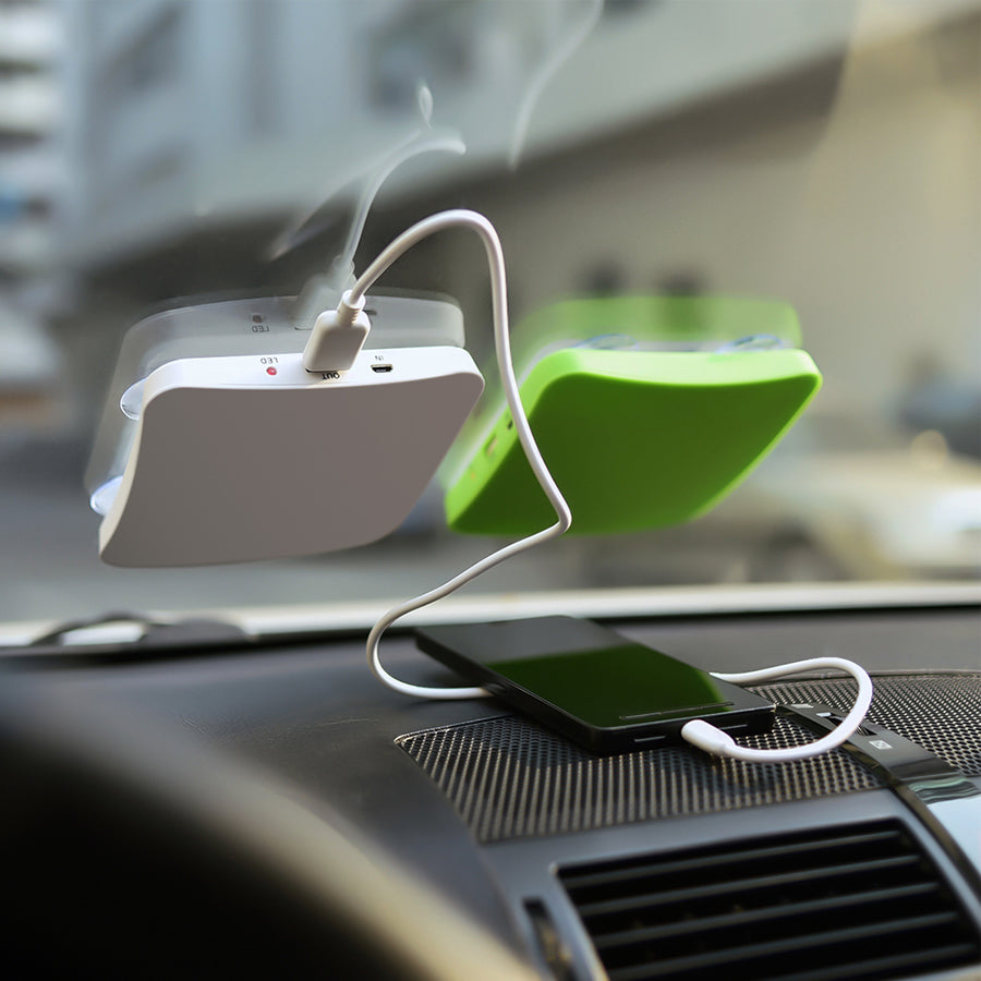 Solar-Powered Suction Cup Portable Charger