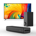 Zooshow 2.1CH Dolby Atmos Soundbar 100W Sound Bars for Smart TV Subwoofer Included Bluetooth 5.3 with HDMI-EARC/Optical/AUX Connection Game Mode Surround Home Theater Audio for TV