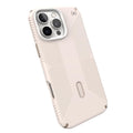 Speck iPhone 16 Pro Max Case MagSafe and ClickLock - Slim Phone Case iPhone 16 Pro Max - iPhone 16 Pro Max Phone Case - Presidio 2 Grip - Bone/Gold
