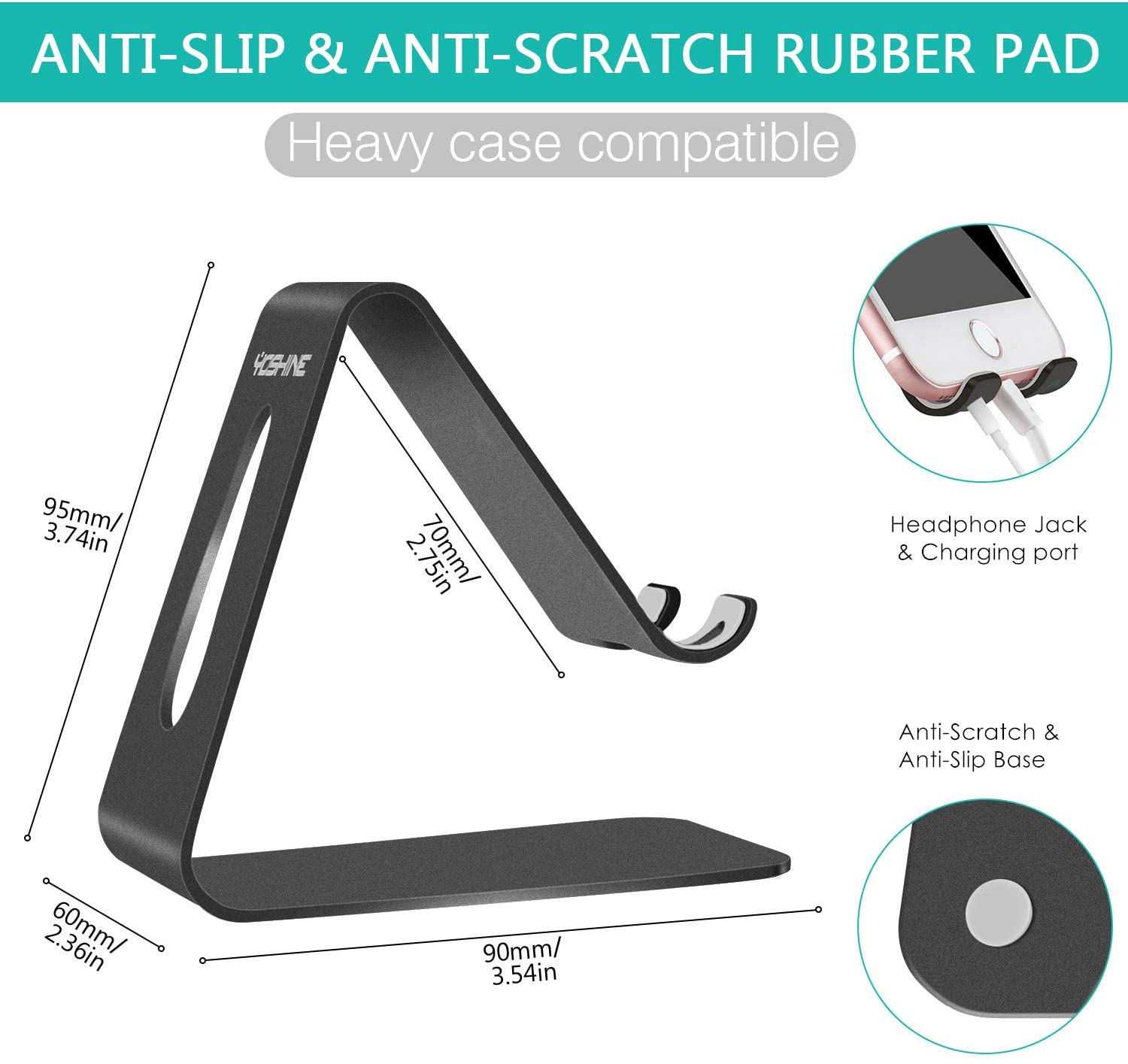 Large Cell Phone/Tablet Desk Holder