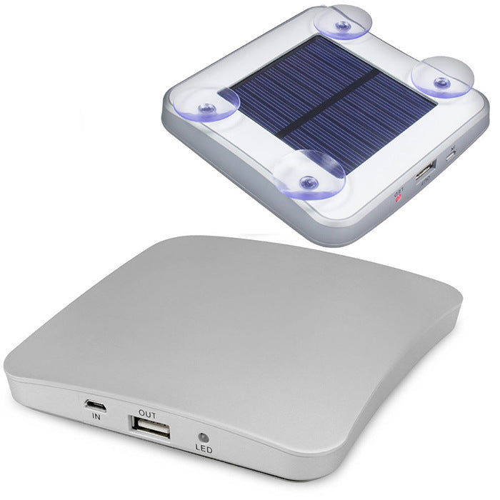 Solar-Powered Suction Cup Portable Charger