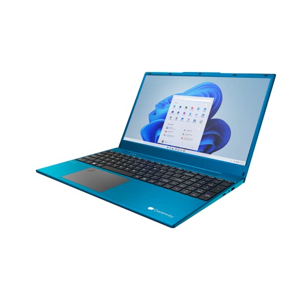 Gateway 15.6" Ultra Slim Notebook FHD AMD Ryzen 7 with Radeon RX Vega 10 Graphics 512GB SSD 8GB Memory Tuned by THX Audio Fingerprint Scanner 2MP Camera HDMI Windows 11 Home Blue (Renewed)